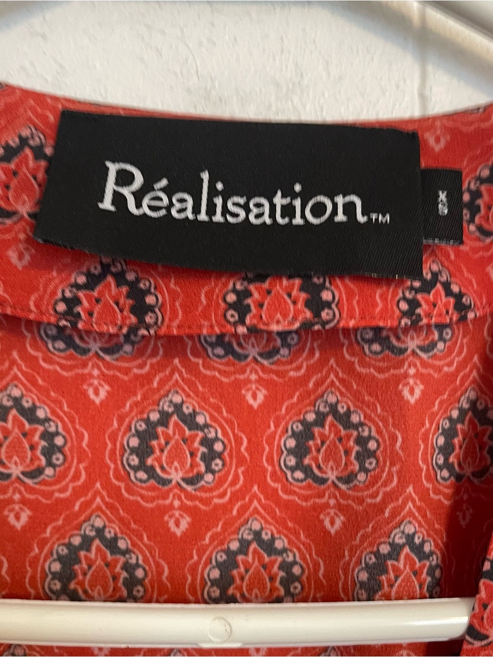Réalisation Par The Cecile Red Floral Silk Mini Dress Size XS - Picture 11 of 15
